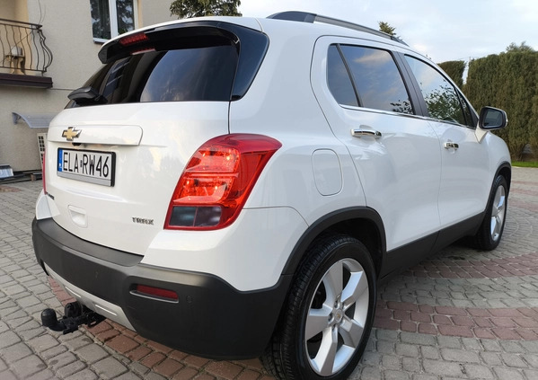 Chevrolet Trax cena 35900 przebieg: 182340, rok produkcji 2013 z Końskie małe 781
